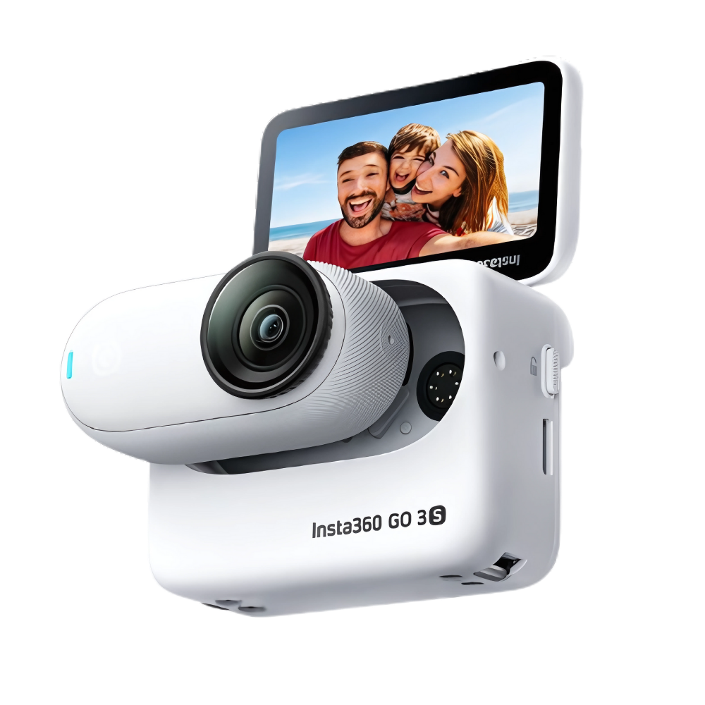 Telecamera a Mani Libere Insta360 con Montaggio Magnetico -Bianco artico - Ozerty