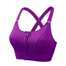 Load image into Gallery viewer, Reggiseno Sportivo Racerback a Massimo Supporto -Viola/SViola/MViola/LViola/XLViola/2XLViola/3XLViola/4XLViola/5XL - Ozerty
