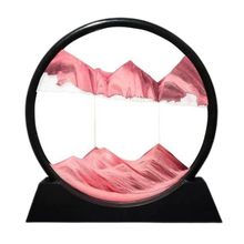 Load image into Gallery viewer, Quadro Ipnotico di Sabbia in Movimento -Rosa con cornice nera/25 x 26 cm Rosa con cornice nera/18 x 19 cm - Ozerty
