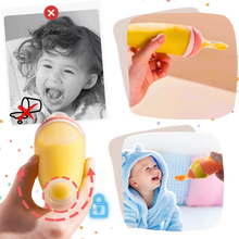 Load image into Gallery viewer, Biberon anti-perdita con cucchiaio in silicone - Ozerty

