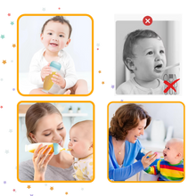 Load image into Gallery viewer, Biberon anti-perdita con cucchiaio in silicone - Ozerty
