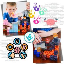 Load image into Gallery viewer, Blocchi magnetici educativi di Minecraft - Ozerty
