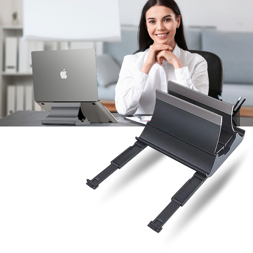 Supporto Verticale Multifunzionale per Computer Portatile - Ozerty