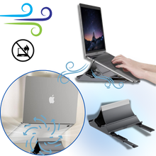 Load image into Gallery viewer, Supporto Verticale Multifunzionale per Computer Portatile - Ozerty
