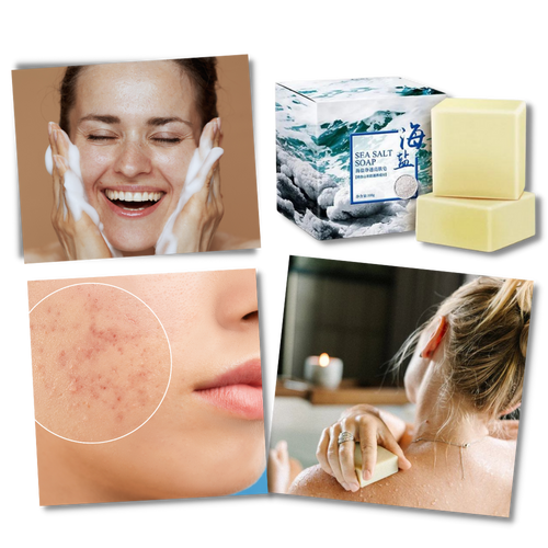 Sapone antiacne naturale al sale marino - Ozerty