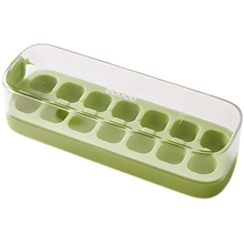 Load image into Gallery viewer, Vassoi per cubetti di ghiaccio in silicone antiaderente -Verde/14 griglie - Ozerty
