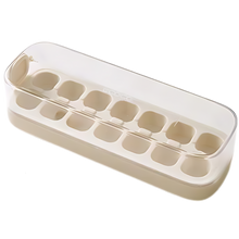 Load image into Gallery viewer, Vassoi per cubetti di ghiaccio in silicone antiaderente -Bianco/14 griglie - Ozerty
