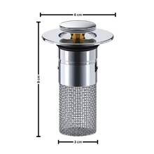 Load image into Gallery viewer, Tappo per lavello pop-up per l&#39;isolamento degli odori
