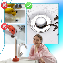 Load image into Gallery viewer, Tappo per lavello pop-up per l&#39;isolamento degli odori - Ozerty
