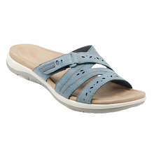Load image into Gallery viewer, Sandali con Punta Aperta e Soletta Ortopedica -Blu - Ozerty
