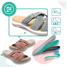 Load image into Gallery viewer, Sandali con Punta Aperta e Soletta Ortopedica - Ozerty
