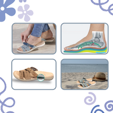 Load image into Gallery viewer, Sandali con Punta Aperta e Soletta Ortopedica - Ozerty
