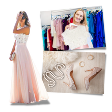 Carica l&#39;immagine nel visualizzatore di Gallery, Abito in chiffon con pizzo dallo stile prairie chic - Ozerty
