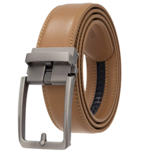 Load image into Gallery viewer, Cintura in Pelle Senza Fori -Cammello - Ozerty
