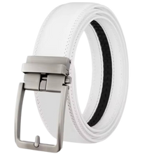 Load image into Gallery viewer, Cintura in Pelle Senza Fori -Bianco - Ozerty
