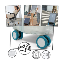 Load image into Gallery viewer, Protezioni in Silicone per Rotelle di Valigia - Ozerty
