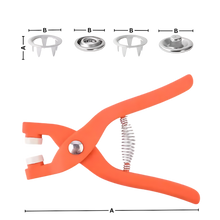 Load image into Gallery viewer, Pressa per Bottoni a Scatto a Montaggio Veloce - Ozerty
