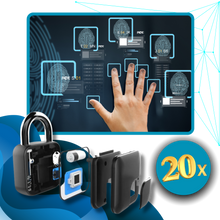 Load image into Gallery viewer, Robusta Serratura Intelligente con Impronte Digitali - Ozerty
