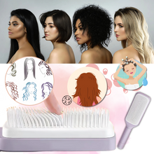 Load image into Gallery viewer, Spazzola per Capelli Autopulente con Massaggio al Cuoio Capelluto - Ozerty
