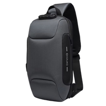 Load image into Gallery viewer, Zaino a Tracolla Rinforzato -Grigio - Ozerty
