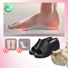 Load image into Gallery viewer, Sandali ortopedici con tacco ad assorbimento d&#39;urto - Ozerty
