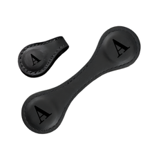 Load image into Gallery viewer, Elegante segnalibro personalizzato in pelle magnetica -Nero/ANero/BNero/CNero/DNero/ENero/FNero/GNero/HNero/INero/JNero/KNero/LNero/MNero/NNero/ONero/PNero/QNero/RNero/SNero/TNero/UNero/VNero/WNero/XNero/YNero/Z - Ozerty
