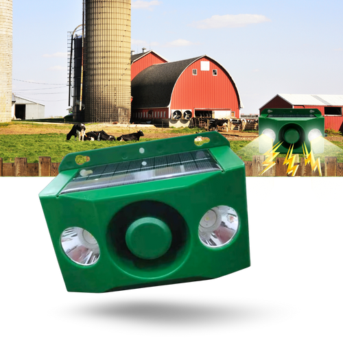 Repellente per Animali ad Energia Solare con Sensore di Movimento - Ozerty