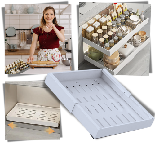 Organizzatore di Armadietti a Scorrimento Salvaspazio - Ozerty