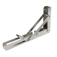 Load image into Gallery viewer, Eleganti staffe pieghevoli a muro per ripiani
