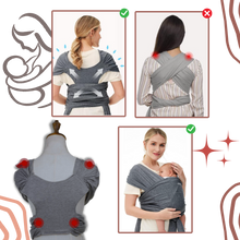 Load image into Gallery viewer, Imbragatura per neonati traspirante e di sostegno - Ozerty
