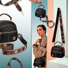 Load image into Gallery viewer, Borsa a tracolla vegana senza tempo - Ozerty
