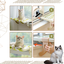 Carica l&#39;immagine nel visualizzatore di Gallery, Amaca da Finestra per Gatti Installazione senza Attrezzi - Ozerty
