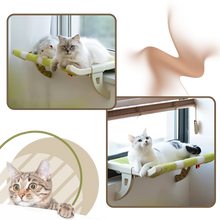Carica l&#39;immagine nel visualizzatore di Gallery, Amaca da Finestra per Gatti Installazione senza Attrezzi - Ozerty
