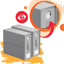 Carica l&#39;immagine nel visualizzatore di Gallery, Organizzatore a Cubo con Apertura Trasparente - Ozerty
