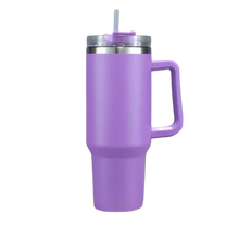 Load image into Gallery viewer, Tazza per auto di grande capacità con manico -Viola chiaro - Ozerty
