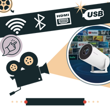 Load image into Gallery viewer, Proiettore Ultra HD Schermo Magico - Ozerty
