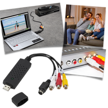 Load image into Gallery viewer, Adattatore di cattura USB 2.0 Video TV DVD VHS DVR - Ozerty
