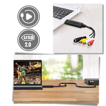 Load image into Gallery viewer, Adattatore di cattura USB 2.0 Video TV DVD VHS DVR - Ozerty
