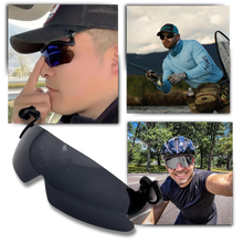 Carica l&#39;immagine nel visualizzatore di Gallery, Occhiali da sole polarizzati con protezione UV a clip - Ozerty
