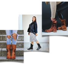 Load image into Gallery viewer, Stivaletti in Pelle PU Vintage - Ozerty
