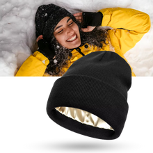 Carica l&#39;immagine nel visualizzatore di Gallery, Berretto Lavorato a Maglia e Foderato in Raso - Ozerty
