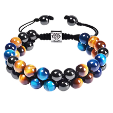 Load image into Gallery viewer, Bracciale di protezione resistente all&#39;acqua -Albero blu marrone - Ozerty
