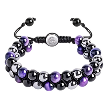 Load image into Gallery viewer, Bracciale di protezione resistente all&#39;acqua -Lavanda corvina - Ozerty
