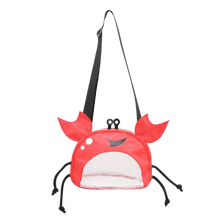 Load image into Gallery viewer, Borsa da spiaggia impermeabile per bambini a forma di granchio -Rosa - Ozerty
