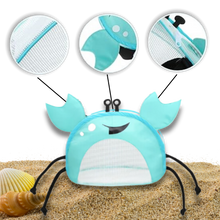 Load image into Gallery viewer, Borsa da spiaggia impermeabile per bambini a forma di granchio - Ozerty
