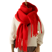 Load image into Gallery viewer, Sciarpa da donna Cozy Elegance -Rosso - Ozerty
