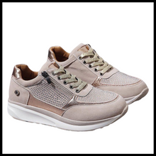 Load image into Gallery viewer, Scarpe da ginnastica con zeppa in strass - Ozerty
