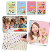 Load image into Gallery viewer, Quaderni di Pratica con Solchi Scrivibili e Cancellabili - Ozerty
