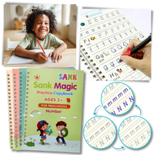 Load image into Gallery viewer, Quaderni di Pratica con Solchi Scrivibili e Cancellabili - Ozerty
