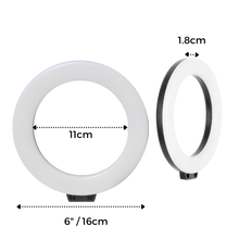 Load image into Gallery viewer, 111 16 cm LED Ring Light with Stand
